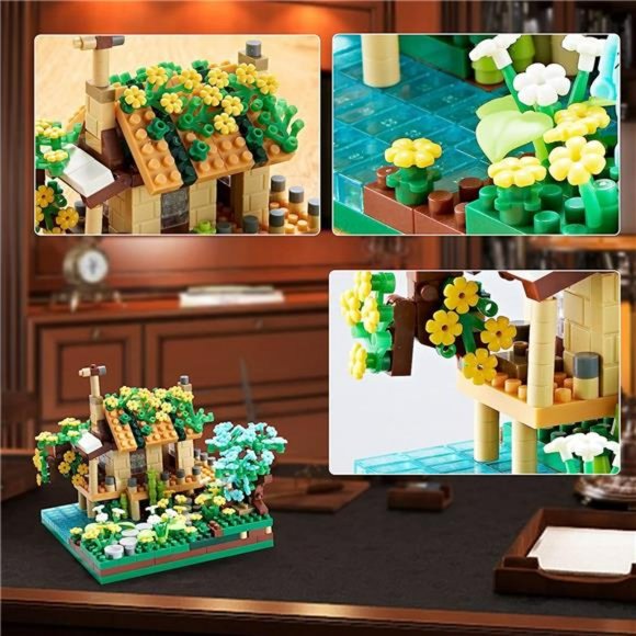 Port Cabin Building Set Model Kit and Gift for Kids and Adults with 2 Figure - Picture 2 of 7